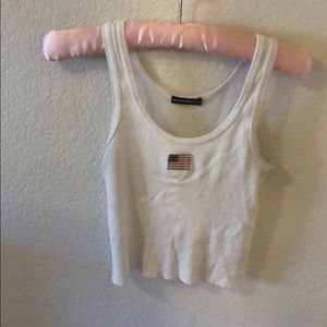 Brandy Melville Flag Tank